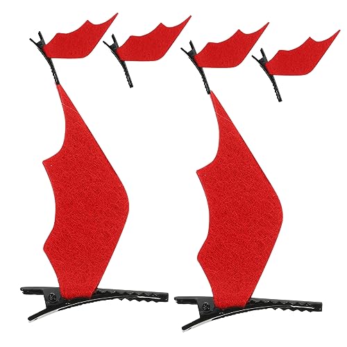 TINEASUR 3paare Halloween Haarschmuck Fledermaus Flügel Haarclips Für Kostümpartys Leicht Und Langlebig Für Cosplay Und Halloween-veranstaltungen Teiliges Set von TINEASUR