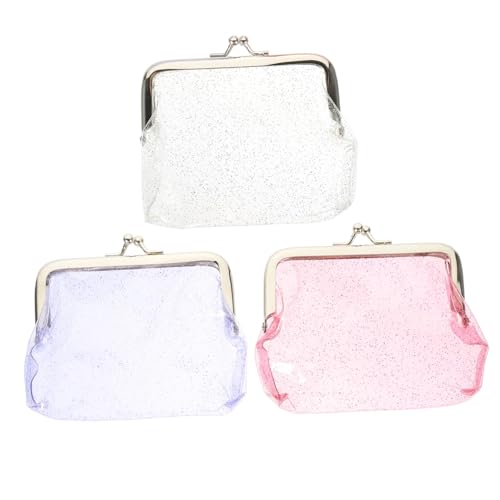 TINEASUR 3stücke Klare Aufbewahren Von Münzen Bargeld Und Kleinen Gegenständen Tragbar Für Frauen Und Mädchen von TINEASUR