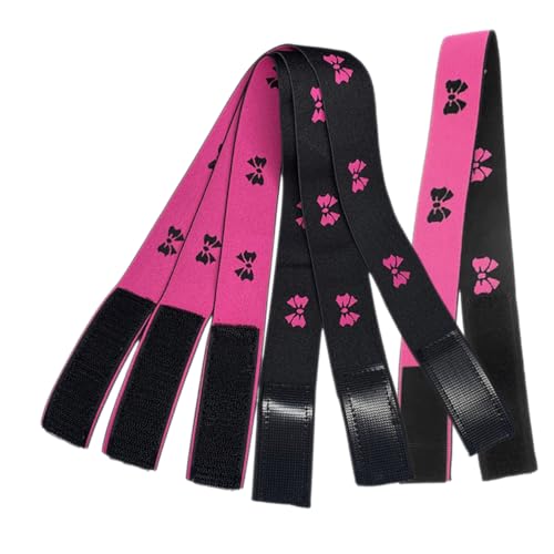 TINEASUR 4 Stück Perücke Gummiband Spitze schmelzendes Perückengummiband an den Kanten legen Haarkantenband wig perückenband Gummibänder für Perücken Perücke Kantenbänder Stoff von TINEASUR