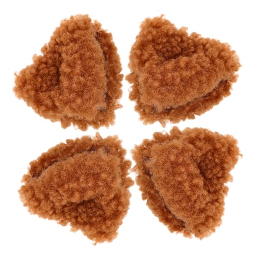 TINEASUR Niedliche Haarspangen Mit Katzenohren Aus Weichem Plüsch Flauschige Clips Für Frauen Und Mädchen Haare Alltag Partys Cosplay von TINEASUR