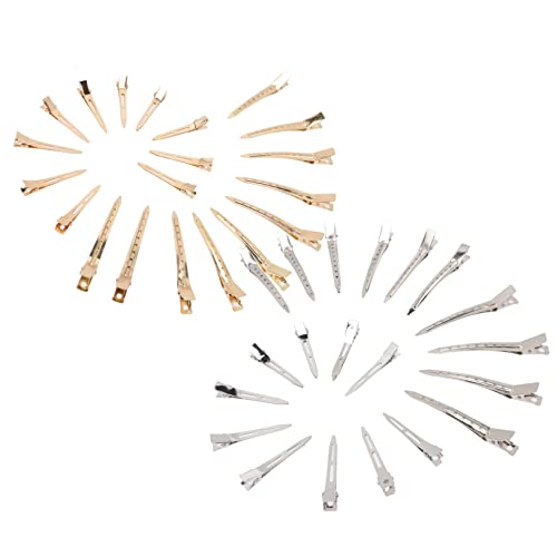 TINEASUR 40stücke Metall Duck Bill Haarklammern Mit Löchern Für Frisuren Hochwertige Langlebige Haarklammern Für Damen Stylen Und Fixieren Von Haaren Im Salon Und Zuhause von TINEASUR