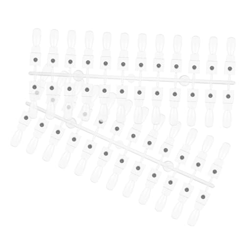 TINEASUR 48 Stück Magnetische Nagellack Farbkarte für Anfänger Nagelkunst Übungsboard mit Sticks Tragbares Nail Gel Polish Display zur Farbdarstellung und DIY Training für Studio Zuhause von TINEASUR