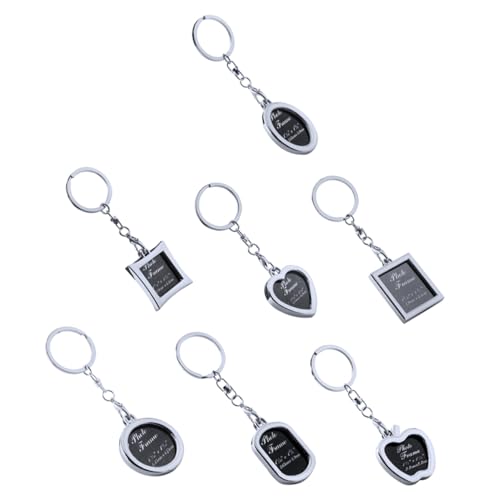 TINEASUR Schlüsselanhänger-Set Fotorahmen Schlüsselanhänger Coole Modische Schlüsselanhängerhalter Für Paare von TINEASUR