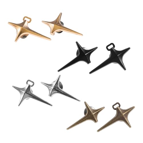 TINEASUR 8 Paare Taillenartefakt jeans knöpfe jeansknöpfe taillengürtel Hosenbund lendenschurz Knopfnadeln für Jeans Pin-Taste Taillenversteller für Hosen Taillenstraffer Jeansknopf Metall von TINEASUR