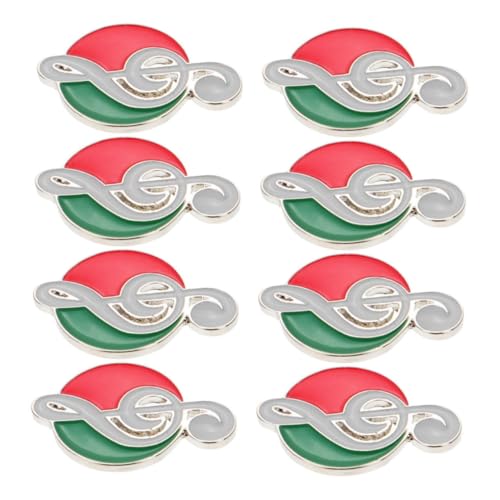TINEASUR 8 Stück Teiliges Vintage Musiknoten Anstecknadel Emaillierte Musikalische Broschen für Kleidung Rucksäcke Hüte Geeignet für Konzerte Alltag Modische Schmuckaccessoires von TINEASUR