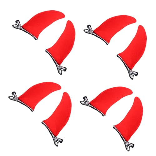 TINEASUR 8stücke Teiliges Halloween Teufelshörner Haarclip Kostümpartys Lustige Kopfaccessoires Für Erwachsene Für Karneval Und Cosplay von TINEASUR