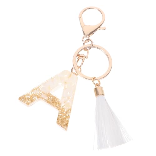TINEASUR Schlüsselanhänger Auto Frauen Alphabet -themenschlüsselkettenanhänger Bag Anhänger Schlüsselketten Dekoration Schlüssel Ornamente Schlüsselanhänger a von TINEASUR