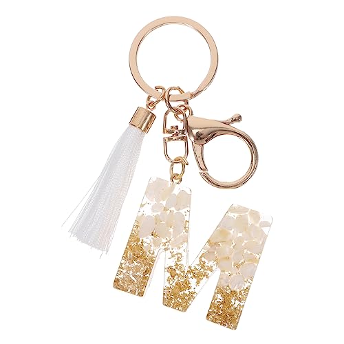 TINEASUR Schlüsselanhänger Mit Buchstaben Alphabet Auto-schlüsselanhänger Zubehör Schlüsselanhänger Initiale von TINEASUR