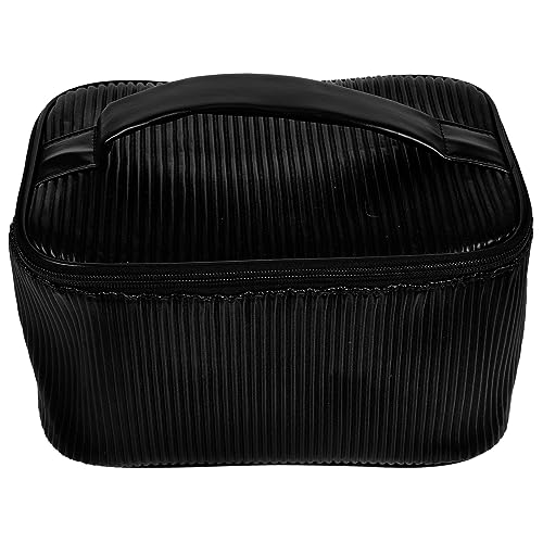 TINEASUR Make-up-Koffer Für Damen Reise-Make-up-Tasche Organizer Kulturbeutel Mit Großer Kapazität Kosmetiktasche Aus Pu-Leder Hängender Kulturbeutel Für Damen Stilvoll Und Vielseitig von TINEASUR