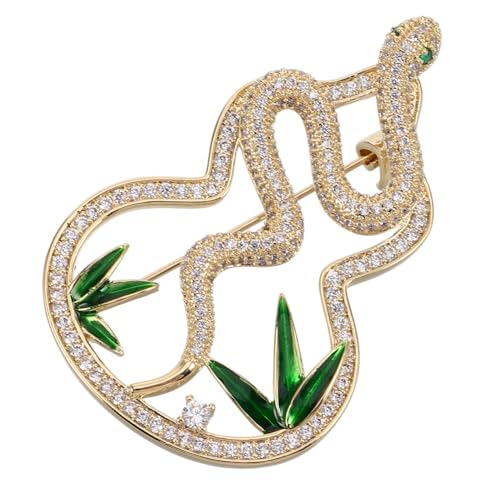 TINEASUR Brosche Anstecknadel Schlangenkürbis Reversnadel 2025 Chinesische Sternzeichen Schlangenbrosche Für Mantelkleid Elegantes Accessoire TINEASUR Brosche Anstecknadel Schlangenkürbis Reversnadel 2025 Chinesische Sternzeichen Schlangenbrosche Für Mantelkleid Elegantes Accessoire von TINEASUR