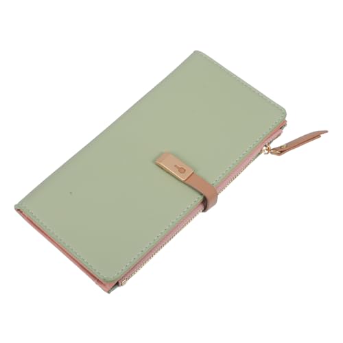 TINEASUR Damen Pu Geldbörse Mit Reißverschluss Praktische Clutch Für Karten Münzen Und Bargeld Für Shopping Reisen Und Partys von TINEASUR