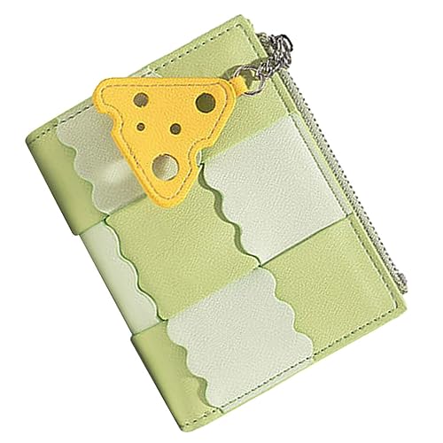 TINEASUR Kompakte Damen Geldbörse Wunderschöner Kartenhalter Aus Hochwertigem Material Vielseitiger Geldbeutel Für Schule Beruf Freizeit Praktisches Design Matcha Für Lehrerinnen von TINEASUR