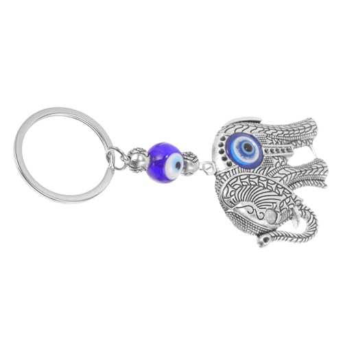 TINEASUR Dh Elefant Schlüsselanhänger Evil Eye Auto Schlüsselanhänger Zubehör Stilvolle Tasche Schlüsselanhänger von TINEASUR