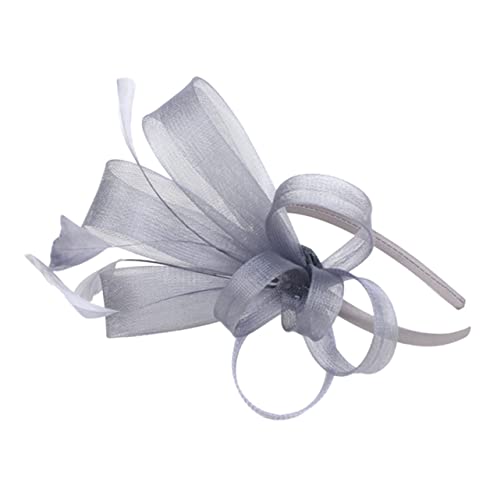 TINEASUR Fascinator Haarband mit Federn Eleganter Kopfschmuck für Teepartys Hochzeiten und Besondere Anlässe Kreatives Accessoire für Damen von TINEASUR