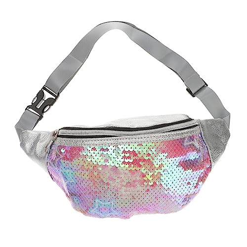 TINEASUR Fashion Meerjungfrau Pailletten Bauchtasche Für Damen Multifunktionale Sporttasche Mit Verstellbarem Gurt Große Kapazität Für Schlüssel Handy Und Für Konzerte Reisen Und von TINEASUR