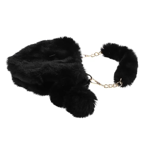 TINEASUR Form-umhängetasche Für Damen Schultertasche Damenhandtasche Mini-Tasche Für Die Reise Damen-plüsch-Einkaufstasche Einkaufstasche Mädchenhandtasche von TINEASUR