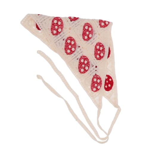 TINEASUR Gehäkeltes Stirnband Mit Pilzmuster Damen-bandana Stirnband Stylisches Haarband Modisches Accessoire TINEASUR Gehäkeltes Stirnband Mit Pilzmuster Damen-bandana Stirnband Stylisches Haarband Modisches Accessoire von TINEASUR