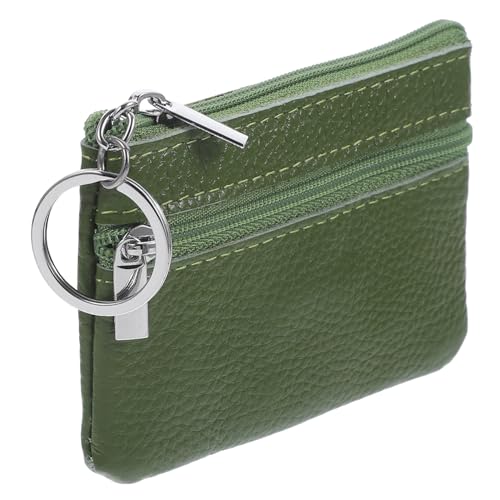 TINEASUR Schlüsselanhänger Geldbörse Für Damen Aus Leder Kleine Münzbörse Mit Reißverschluss Tragbar Als Wechselgeldbörse Und Organizer Für Kleine Gegenstände von TINEASUR