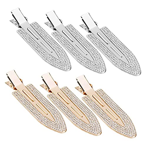 TINEASUR Haarspangen aus Metall mit Strasssteinen keine Dellen keine Falten Styling-Haarspangen für Frauen elegantes Haar-Accessoire TINEASUR Haarspangen aus Metall mit Strasssteinen keine Dellen keine Falten Styling-Haarspangen für Frauen elegantes Haar-Accessoire von TINEASUR