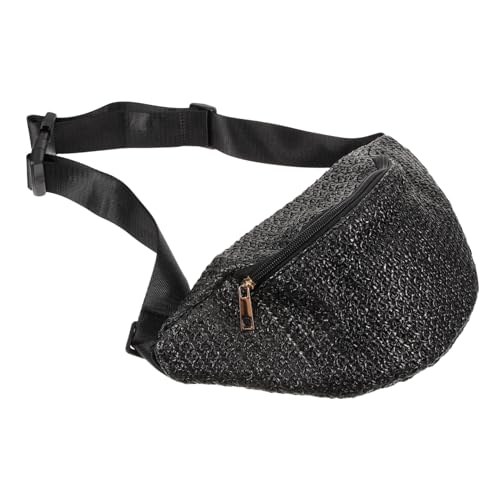 TINEASUR Hüfttasche Damen Gewebt Kleine Reisetasche Gürteltasche Stylische Bauchtasche Mit Verstellbarem Gurt Für Alltag Und Ausgehtragen von TINEASUR