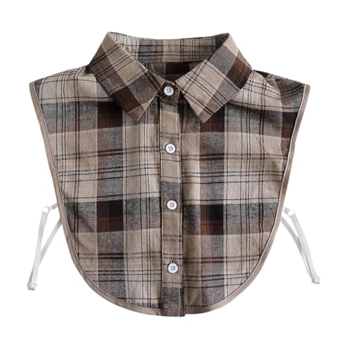 TINEASUR Halbshirts Abnehmbarer Kragen Für Damen Eleganter Faux-kragen Leicht Und Verstellbar Für Blusen Und Pullover Für Formelle Anlässe Und Lässige Outfits von TINEASUR