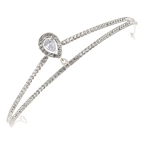 TINEASUR Elegante Strass-kronen Für Die Hochzeit Brautschmuck Für Frauen Für Partys Geburtstage Jahrestage Bankette von TINEASUR