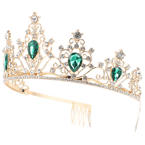 TINEASUR Krone Modisches Kristall-haar-accessoire Hochzeits-kopfschmuck Für Die Braut von TINEASUR