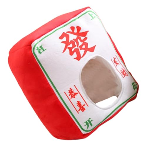 TINEASUR Mahjong Hut Plüsch Hut Für Partys Für Cosplay Fotografie Und Aufführungen Weich Bequem Und Langlebig Perfektes Accessoire Für Unvergessliche Momente von TINEASUR