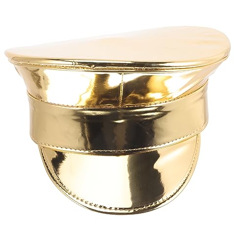 TINEASUR Marinemütze Aus Pu-material Mit Großer Krempe Tragbarer Marinehut Für Partys Und Bühnenauftritte Marinehut Für Erwachsene Mit Uv-schutz von TINEASUR