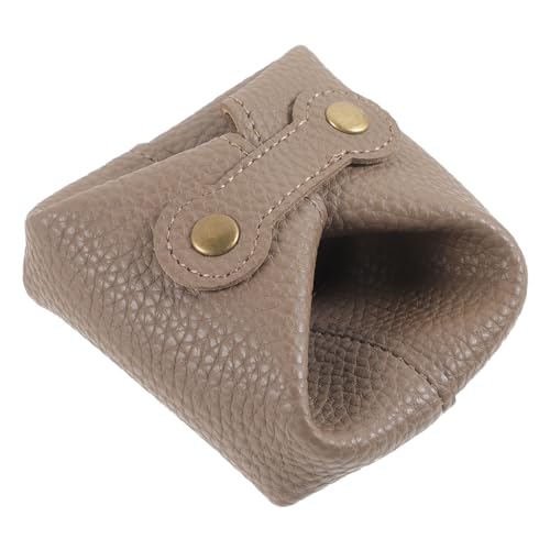 TINEASUR Lippenstifttasche Aus Pu- Tragbare Geldbörse Mit Verschlussdesign Für Münzen Karten Kleine Gegenstände Für Reisen Camping Und Alltag von TINEASUR