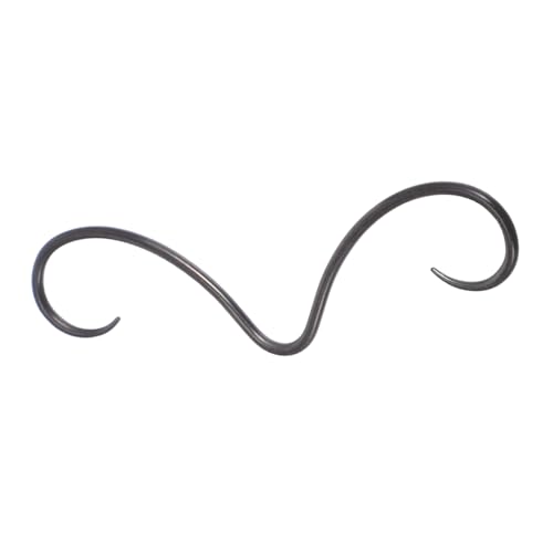 TINEASUR Nasenring Metall für Septum Eleganter Nasenschmuck für Piercings Geeignet für Damen und Herren Komfortabel und Langlebig Schwarzer Farbe von TINEASUR