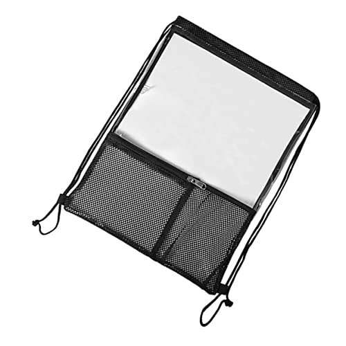 TINEASUR wasserdichte Sporttasche Aus Sicherem Und Langlebigem Material Mit Kordelzug-Design Durchsichtiger Rucksack Für Reisebedarf Praktische Struktur Für Kosmetika Und Reinigungsmittel von TINEASUR