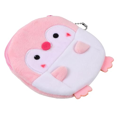 TINEASUR Plüschgeldbörse Mit Pinguin-Design Klein Und Tragbar Aus Pp-Baumwolle Gefertigt Für Münzen Schlüssel Und Lippenstift Geeignet Geeignet Für Erwachsene Und Junge Mädchen Für Einsatz von TINEASUR