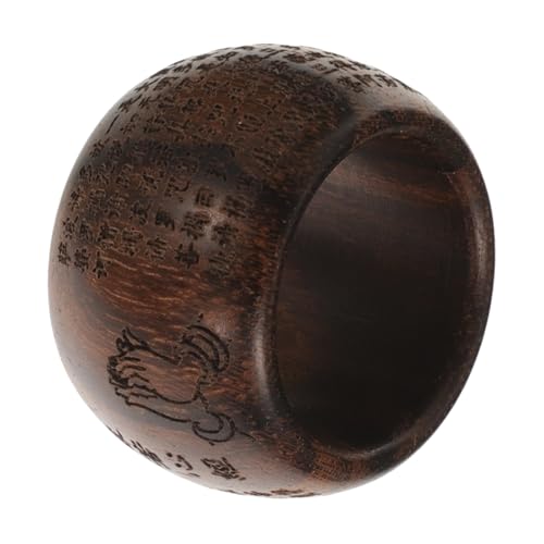TINEASUR Holzfingerring Einfacher Fingerring Aus Holz Bastelring All-matched-ring Fingerdekoration Ringe Für Frauen Mädchenringe Schmuckring Einfache Ringe Für Frauen von TINEASUR