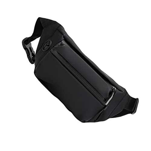 TINEASUR 1stück wasserdichte Herren Bauchtasche Praktische Sport-gürteltasche Für Outdoor-aktivitäten Laufen Wandern Und Reisen Mit Einfachem Zugriff Handy Schwarz von TINEASUR