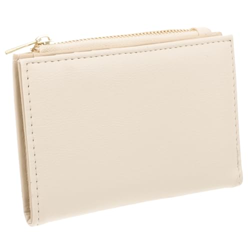 TINEASUR Pu Leder Geldbörse Schlüsselanhänger Damen Tasche Mit Reißverschluss Modisches Langlebiges Portemonnaie Für Frauen Für Alltag Und Freizeit Silber von TINEASUR