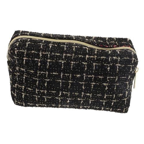 TINEASUR Reise-Make-up-etui Aus Polyester Und Baumwollleinen Reißverschlusstasche Zum Organisieren Kosmetiktasche Für Damen Und Teenager Platz Für Viele Gegenstände Kompakt Und Leicht Für r von TINEASUR