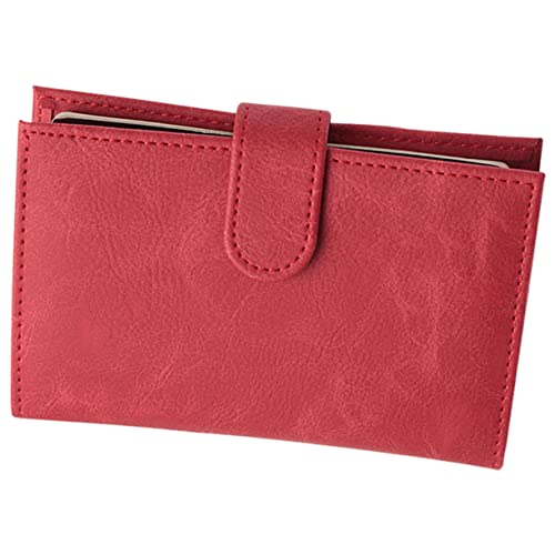 TINEASUR Reise Passhülle PU Leichte Reisepass Schutzhülle für Damen Herren für Reisen Schule Strapazierfähig Praktisch Elegantes Design mit Druckknopfverschluss von TINEASUR