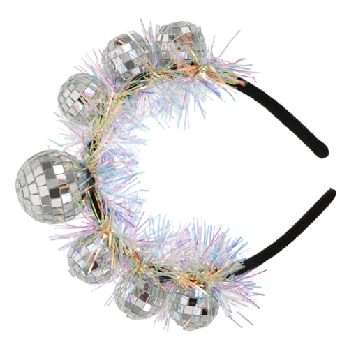 TINEASUR Retro-Regenbogen-Stirnband haarband weihnachten haarreif weihnachten Einzigartiges Haarband Partydekoration Party dekoratives Haarband Party dekoratives Stirnband Plastik von TINEASUR