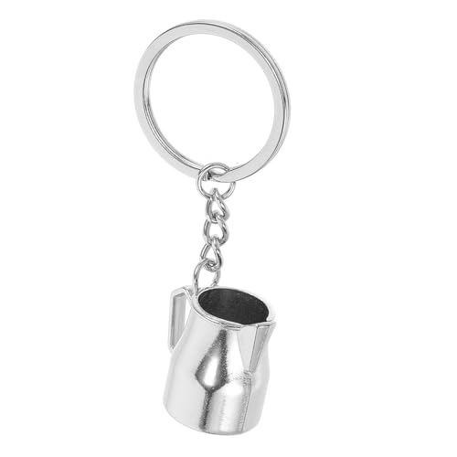 TINEASUR Latte Art Kaffeetassen Schlüsselanhänger Dekorativer Für Kaffeeliebhaber Schlüsselbund Zubehör Frauen von TINEASUR