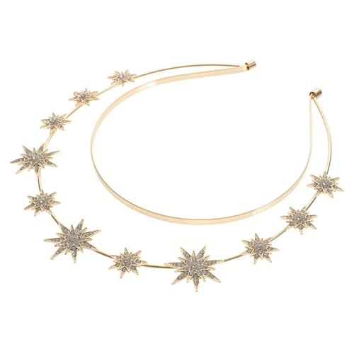 TINEASUR Dekoratives Stirnband Star Spike Stirnband Fashion Party Headwear Sechszackiger Stern von TINEASUR