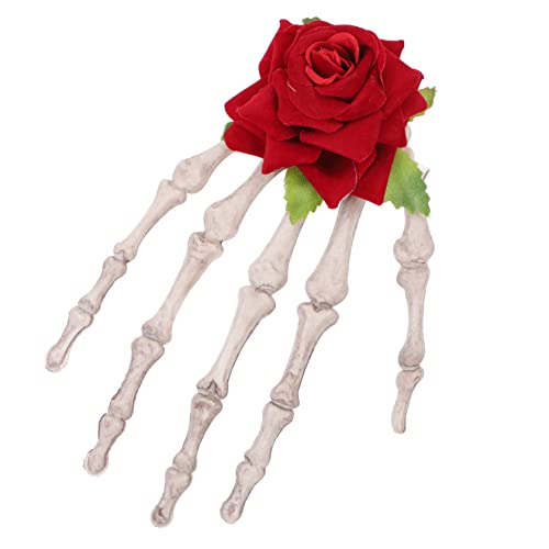 TINEASUR Finger Haarnadel Kreative Haarschmuck Für Halloween Große Schädel-haarspange Im -design Für Maskerade-partys Und Festivals von TINEASUR