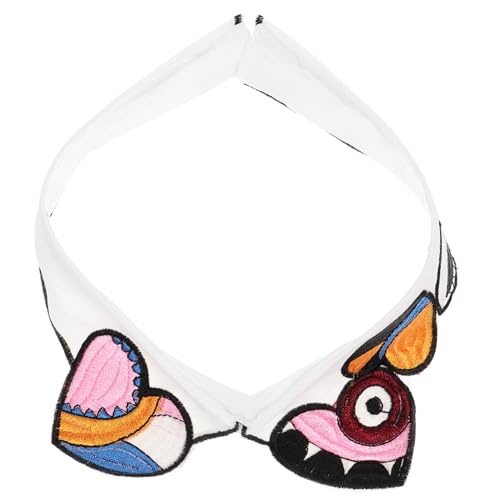 TINEASUR Diy Abnehmbarer Damen Fake Hemdkragen Mit Farbiger Vielseitiger Dickey Kragen Für Outfits Für Jahreszeiten von TINEASUR