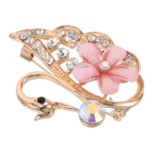 TINEASUR Strass Brosche aus Legierung mit Filigranem Hohldesign Modisches Anstecknadel Accessoire für Damen für Mantel Hemd und Kleid Funkelnder Tier Pin für Besondere Anlässe TINEASUR Strass Brosche aus Legierung mit Filigranem Hohldesign Modisches Anstecknadel Accessoire für Damen für Mantel Hemd und Kleid Funkelnder Tier Pin für Besondere Anlässe von TINEASUR