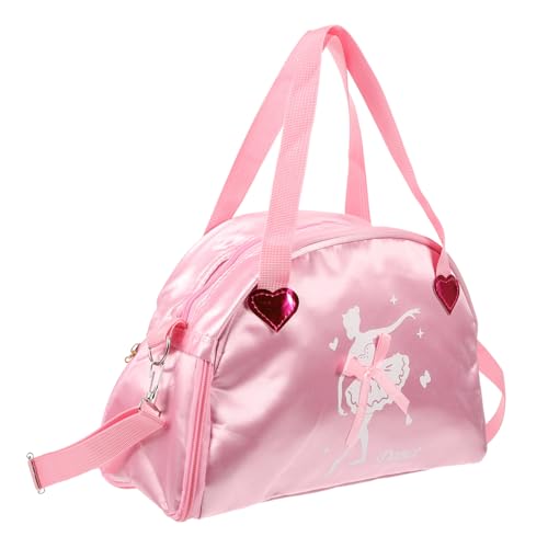 TINEASUR Tanztasche Für Mädchen Ballett-tasche Mit Verstellbarem Riemen Tragbare Umhängetasche Reißverschlusstasche Für Tanzschuhe Und Kleidung von TINEASUR