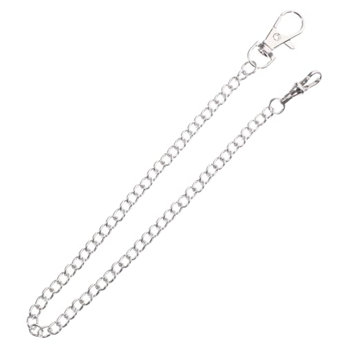 TINEASUR Taschenuhrkette Metall Zierkette Mit Clip Für Taschenuhr Geldbörsenkette Hosenkette Uhrenzubehör Für Herren von TINEASUR