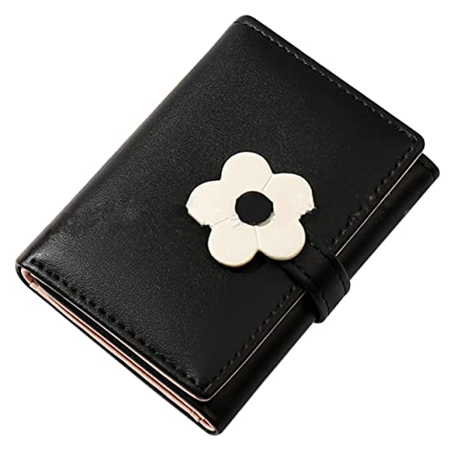 TINEASUR Titel Elegante Pu Geldbörse Für Mädchen Praktisches Kartenetui Mit Blumenmuster Für Kompakte Und Tragbare Wechselgeldbörse von TINEASUR