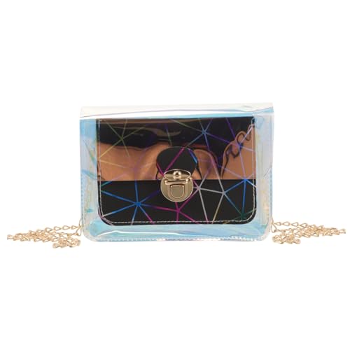 TINEASUR Transparente Umhängetasche Durchsichtige Tasche Stilvolle Transparente Einzelne Schultertasche Für Konzert Shopping Reisen Party von TINEASUR