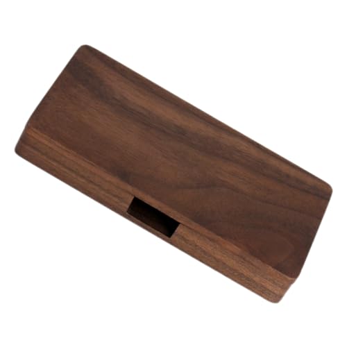 TINEASUR firmungsgeschenk kreditkarten Visitenkartenbox schlagholz Schlanker Kartenetuiträger quadratisches visitenkartenetui Visitenkartenhalter aus Holz Visitenkartenetui Damen Metall von TINEASUR