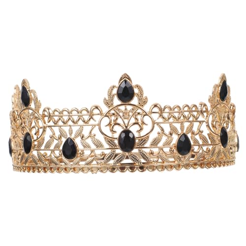 TINEASUR Elegante Herren-kopfbedeckung Mit Königskrone Und Aus Legierung Im Vintage-stil Für Formelles Königskostüm Cosplay-zubehör von TINEASUR